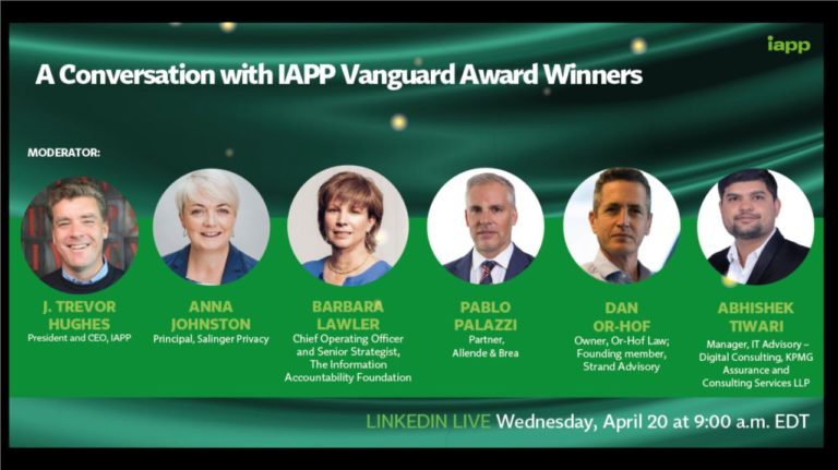 A Conversation With IAPP Vanguard Award Winners